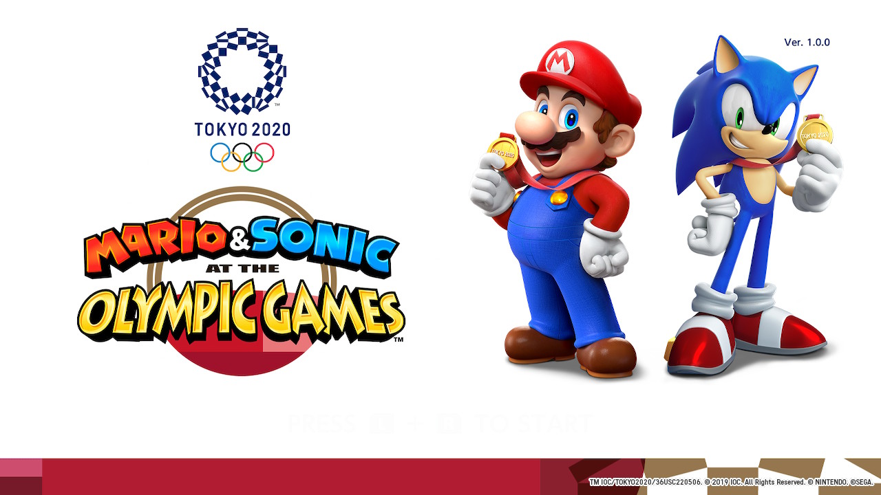 sonic and mario olympics 2020