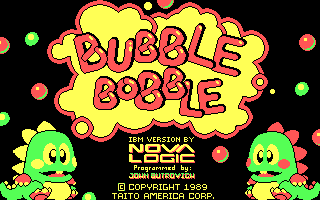 BubbleBobble IBMPC CGA Title.png