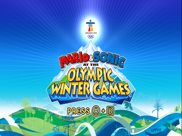 Mario & sonic at the olympic winter 2024 games wii