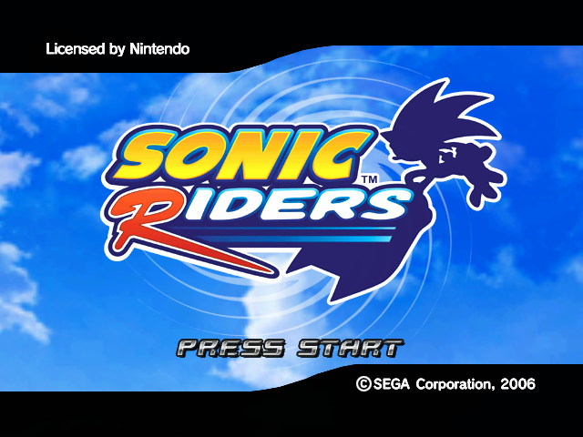 Sonic RIDERS PC CD Free Region ENGLISH