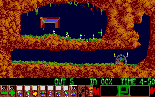 Lemmings Amiga Gameplay.png