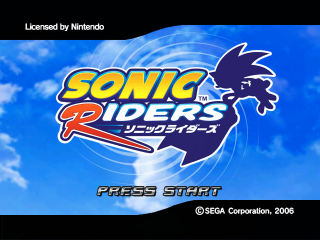 SonicRiders GC JP Title.png