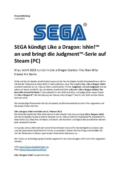File:Like a Dragon Ishin Press Release 2022-09-14 DE.pdf