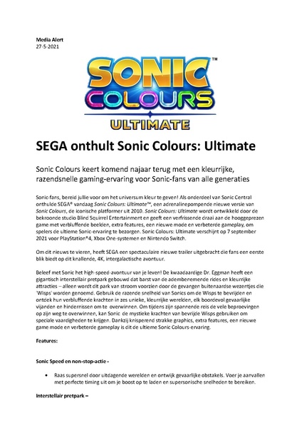 File:Sonic Colours Ultimate Press Release 2021-05-27 NL.pdf