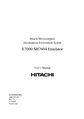 Hitachi E7000 SH7604 Emulator User's Manual.pdf