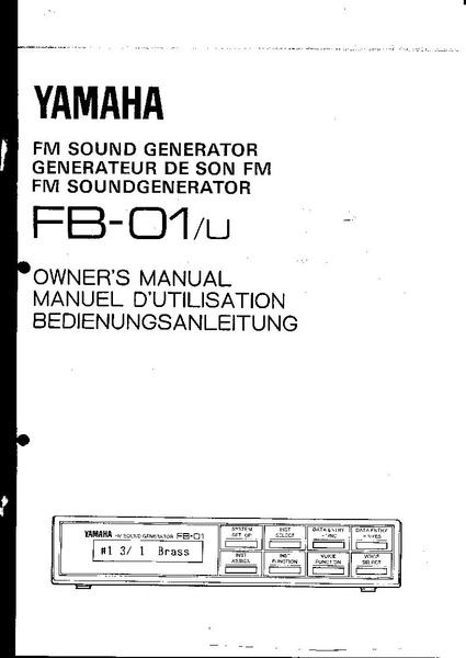 File:Yamaha FB-01 FM Sound Generator Owner's Manual.pdf
