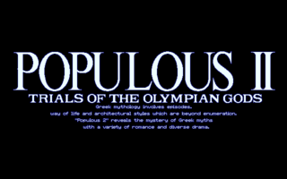 PopulousII PC9801RAES Title.png