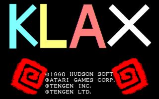 Klax PC-9801 Title.png