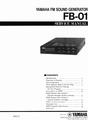 Yamaha FB-01 FM Sound Generator Service Manual.pdf