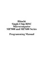 Hitachi SH7000-SH7600 Series Programming Manual.PDF