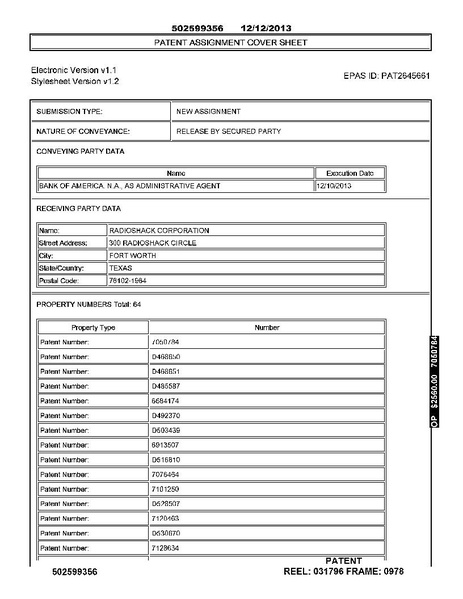 File:Patent Assignment Cover Sheet 2013-12-12 (United States Patent and Trademark Office).pdf