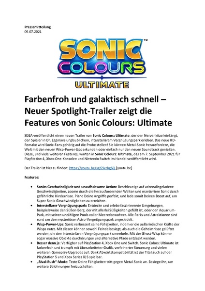 File:Sonic Colours Ultimate Press Release 2021-07-09 DE.pdf
