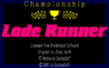 ChampionshipLodeRunner PC8801 Title.png