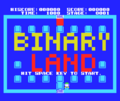 Binary Land MSX Title.png