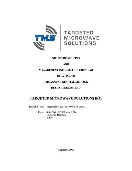 File:TargetedMicrowaveSolutions Management Information Circular 2017-09-08.pdf
